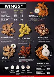 Use less text on mobile! Frankie S New York Buffalo Wings Menu