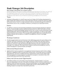 By following the titles in this article. Bank Manager Job Description And Specification