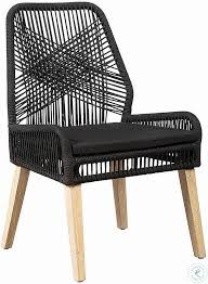 110033 Gray Rope Dining Chair Set Of 2 Woven Dining Chairs Side Chairs Dining Chair Set