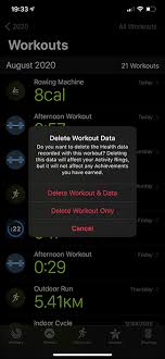 A simple and easy workout log for fitness it contains a variety of training programs with detailed descriptions of each the developer, sergey malyugin, has not provided details about its privacy practices and handling of data to apple. How To Delete An Apple Watch Workout