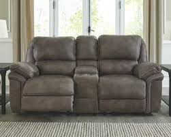 Ashley furniture tulen reclining sofa and loveseat. Trementon Power Reclining Loveseat With Console Adams Furniture