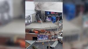 Fire at Scotiabank Centre