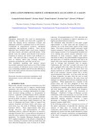 You can see how to get to ghada's hair salon on our website. Pdf Simulation Improves Service And Resource Allocation At A Salon