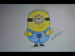 how to drawing minions for kids drawing for kids drawings bart simpson
