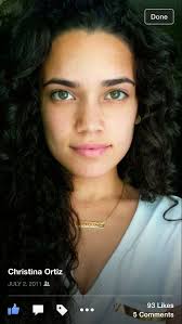 Curly Hair and Hazel Eyes