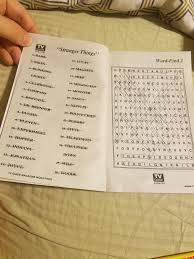 For example, fans of this series sometimes ask each other this question: Word Search Stranger Things