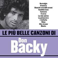 L'altro se ne andrà ora che stò pensando al mio domani son bagnate le mie mani sono lacrime d'amore nel più bel sogno ci sei solamente tu sei come un ombra che non tornerà mai più questa canzone. Le Piu Belle Canzoni Di Don Backy Album By Don Backy Spotify