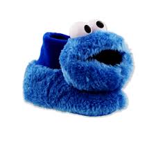 Sesame Street Sesame Street Cookie Monster Elmo Toddler 3d Head Sock Top Slippers Stf7665bss Walmart Com Monster Cookies Cookie Monster Nursery Toddler Slippers