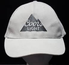 Coors Light Grey Hat Trucker Cap Snapback One Size Coorslight Trucker Light Grey Hat Grey Hat Coors Light