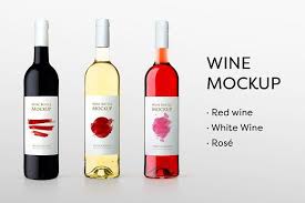 Wine Bottles Mockup Bottle Mockup Wine Bottle Bottle