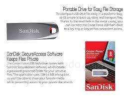 Sandisk usb flash drives come with a password and file encryption software called secureaccess v1.0 and the update is v2.0. Sandisk Cruzer Force Usb Flash Drive