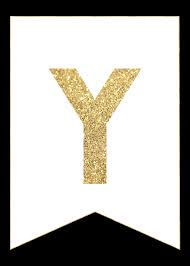Simply print out only the free printable letters you need onto any color cardstock, cut out, and attach as needed. Gold Free Printable Banner Letters Paper Trail Design