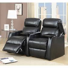 Cecille Black 2 Piece Power Reclining Home Theatre Seating Picket House Furnishings Recliner Home