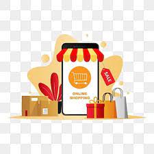 E Commerce Vector Concept Mobile Phone Online Shopping Digital E Commerce E Shop Png And Vector With Transparent Background For Free Download Blue Logo Design Concept Template Design
