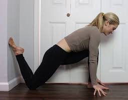9 Easy Wall Stretches To Release Tight Hips Wall Stretch Tight Hips Hip Flexor