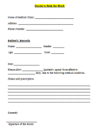 50 Fake Doctors Note Templates For School Work Excelshe