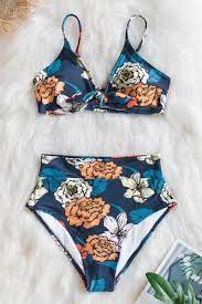 Shop Our Best Selection Of Uniquely Adorable High Waisted Bikinis In A Variety Of Colors Floral High Waisted Bikini High Waisted Bikini Womens Swimsuits Bikini