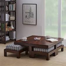 Kivaha 4 Seater Coffee Table Set Center Table Living Room Centre Table Living Room Living Room Table