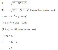 Diketahui jarak antara pusat lingkaran a dan b adalah 10 cm. Contoh Soal Dan Pembahasan Tentang Garis Singgung Lingkaran Ajar Hitung