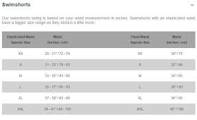 36 abundant speedo endurance size chart