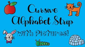 Cursive Alphabet Wall Strip Worksheets Teaching Resources