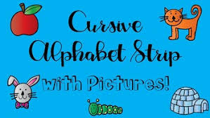 Cursive Alphabet Wall Strip Worksheets Teaching Resources