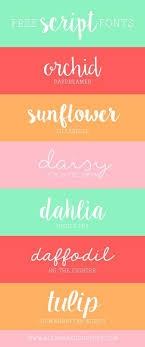 Free Script Fonts For Summer Free Script Fonts Lettering Fonts Script Fonts