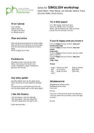 We did not find results for: Lyrics For Singlish Workshop