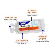 This spray will eliminate scorpions, spiders, cockroaches, silverfish, and crickets. Terro Liquid Ant Baits 6 Pack Insect Pest Control Terro Coastal Country