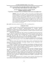 1802/2014 pentru aprobarea reglementrilor contabile privind situaiile financiare anuale individuale i situaiile financiare anuale reglementare din 29/12/2014publicat in monitorul oficial, partea i nr. The Accounting Policies Regarding The Fixed Assets Between The Omfp 1802 2014 And The Ias Ifrs International Financial Reporting Standards Depreciation