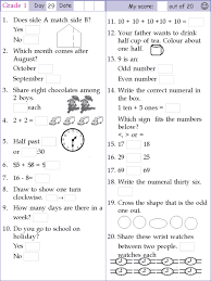 Mental Math Grade 1 Day 29 Mental Math Mental Maths Worksheets 1st Grade Math