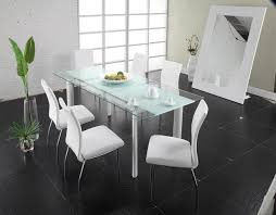Measurements to get the approximate length and width that'll comfortably fit in your dining room. Chemistry Modern White Dining Set Modern Dining Room New York By Ba Furniture Stores Houzz