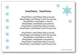 Comptine Snowflakes Snowflakes Comptines Anglaises Comptines Apprendre L Anglais