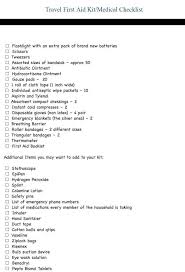 Fill eyewash station checklist template, edit online. Free Travel Checklist Template In Pdf Word Excel Google Docs