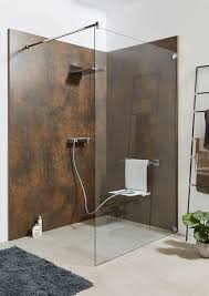 Unsere Pflegeleichte Duschruckwand Und Walk In Dusche Dusche Renovieren Duschruckwand Duschsitz