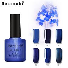 Por qué usar uñas azul marino. Esmalte De Unas De Gel Uv De 10ml De Color Azul Oscuro Esmalte En Gel Laca Led De Larga Duracion Diseno De Manicura Capa Superior Para Base Base Top Coat Top Coatgel Nail Polish