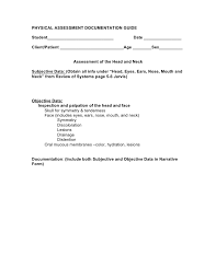 Physical Assessment Documentation Guide