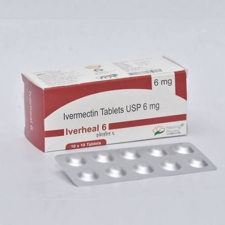 Iverheal 6 Mg Tablets - Antiparasitic Treatment for Intestinal, Skin, and Eye Infections | Safe and Effective, Single Dose Relief at 120.00 INR in Pune | Dev Medical