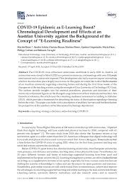 Explore live radio by rotating the globe. Pdf Covid 19 Epidemic As E Learning Boost Chronological Development And Effects At An Austrian University Against The Background Of The Concept Of E Learning Readiness