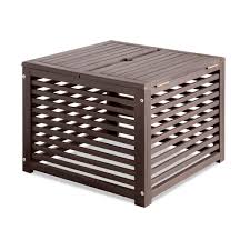 Eucalyptus Umbrella Base Cover Patio Umbrella Bases Pool Furniture Outdoor Umbrella