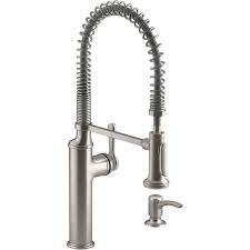 kohler sous kitchen faucet in vibrant