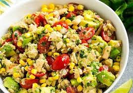 Salade De Thon Et Avocat Plat Et Recette Recette Legere Salade Thon Salade Avocat Thon Avocat Thon