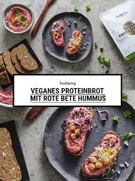Rote Beete Hummus Rezept Die Proteinreiche Stulle Rezept Rezepte Proteinreiches Essen Essen Und Trinken