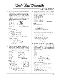 Materi lingkaran hanya diajarkan pada jurusan ipa. Bab 12 Lingkaran Ok