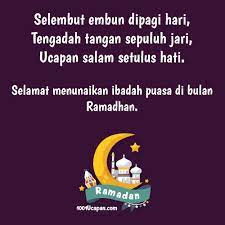 Bulan ramadhan merupakan bulan yang penuh kemuliaan. Himpunan Ucapan Ramadhan 2021 1442 Hijrah 1001 Ucapan