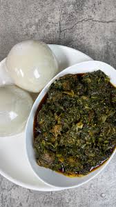 Afang Soup with Fufu