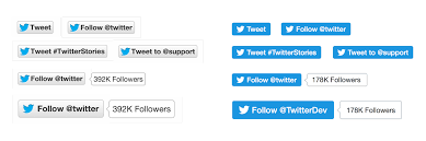 Maybe you would like to learn more about one of these? A New Design For Tweet And Follow Buttons Announcements Twitter Developers