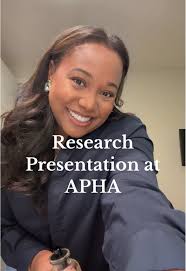 Honestly, I was nervous for no reason. #princessandthephd  #blackwomenshealth #phdjourney #apha2024 #researchconference  #blackwomenshealth