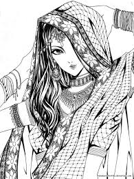 Coloringanddrawings.com provides you with the opportunity to color or print your indian girl drawing online for free. Indian Girl Coloring Books Indian Girls Coloring Pages For Girls