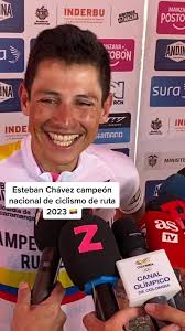 Esteban Chávez campeón nacional de ciclismo de ruta 2023 🇨🇴 #zportyz  #ciclismo #ciclismocolombiano #nacionalesderuta2023 #estebanchaves  #nairoquintana #danielmartinez